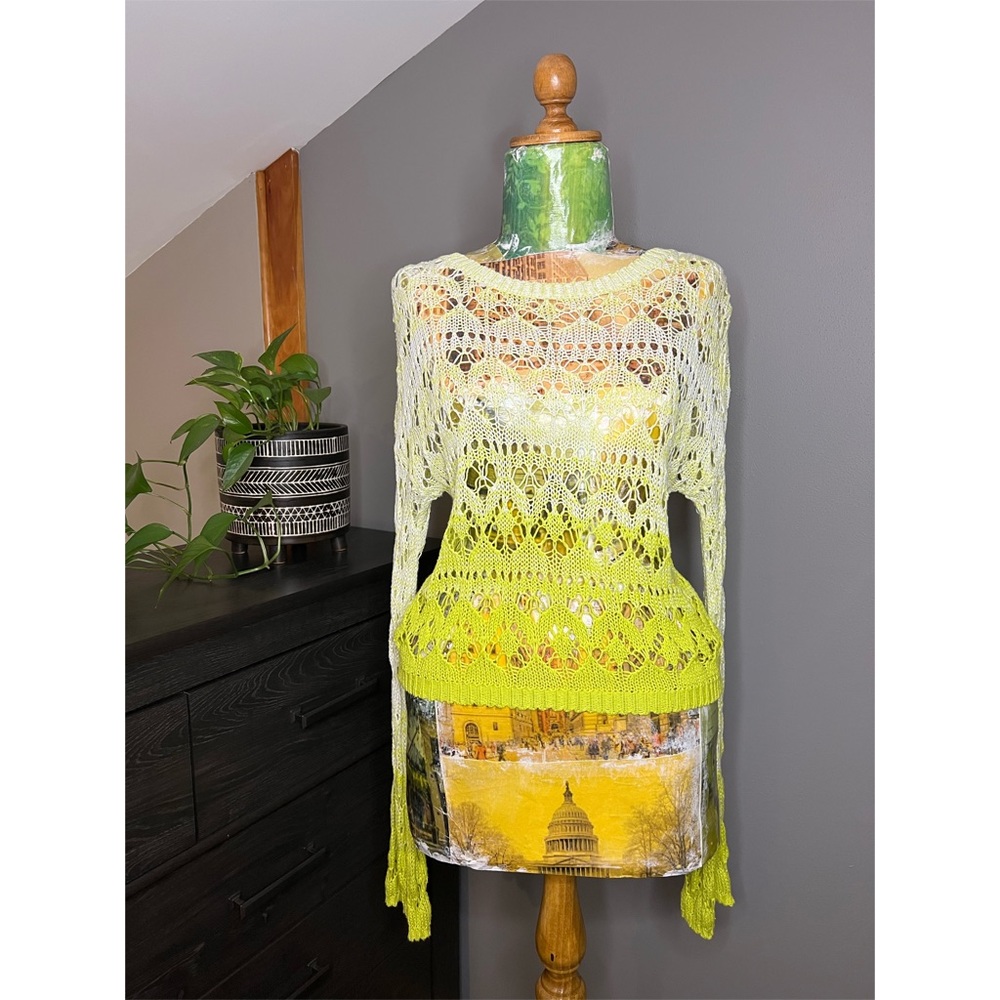 Knitted Ombré Long-sleeve